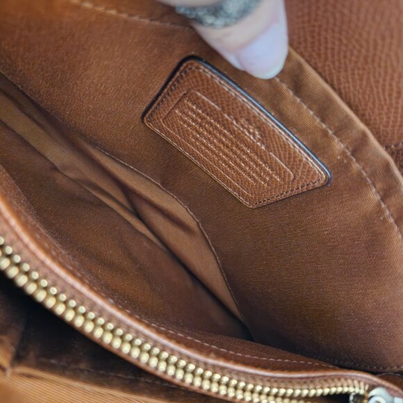 Euc Coach Margot Carryall Saddle Leather Shoulder Bag Purse - Picture 13 of 13